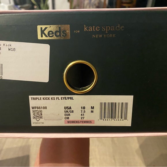 BNIB - Keds x Kate Spade Triple Kick Pearl Shoes (Women’s) - Picture 7 of 8